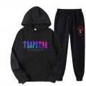 Spring, autumn and winter new men's and women's hoodie set plush sweater casual sports two-piece couple set 