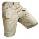 Urban tactical shorts Outdoor work shorts Men's tactical pants Plaid fabric 