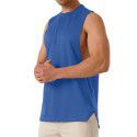 European and American men's muscle sports fitness short sleeve cotton casual summer new t-shirt 