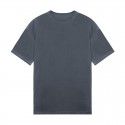 Summer new sports fitness t-shirt large drop shoulder t-shirt washed cotton blank round neck short sleeve men's loose 