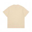 Short sleeved T-shirt for men's trendy high street loose fitting American heavy weight retro base couple outfit