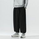 Spring and Autumn New Japanese Corduroy Casual Pants Men's Loose Large Stripe Pants Wide Leg Harun Pants 