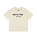 Summer Youth Fashion Brand Double Thread Short Sleeve ESSENTIALS Stereo Letter Couple Loose T-shirt 