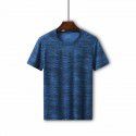 Summer Men's Loose T-shirt Running Casual Short Sleeve Crew Neck Shorts Sports Set 