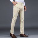 Chaopai Men's Casual Pants Thickened Men's Pants Warm Western Pants Straight Sleeve Middle and Old Age Business Dad Pants Men's Style 