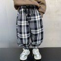 Boys' pants Autumn and winter casual pants New style children's winter clothes plush thickened fried street winter casual pants 