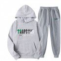 Spring, autumn and winter new men's and women's hoodie set plush sweater casual sports two-piece couple set 