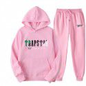 Spring, autumn and winter new men's and women's hoodie set plush sweater casual sports two-piece couple set 