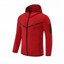 Autumn and Winter Men's Sports Imitation Cotton Sweater Set Basketball Football Fitness Leisure Team Jersey Playcoat Training Zipper Coat 