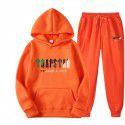 Spring, autumn and winter new men's and women's hoodie set plush sweater casual sports two-piece couple set 
