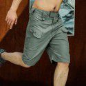 Urban tactical shorts Outdoor work shorts Men's tactical pants Plaid fabric 