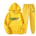 Spring, autumn and winter new men's and women's hoodie set plush sweater casual sports two-piece couple set 
