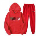 Spring, autumn and winter new men's and women's hoodie set plush sweater casual sports two-piece couple set 