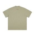 Summer New Fashion Brand Flocking Print Round Neck Youth Short Sleeve T-Shirt 