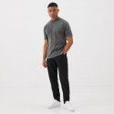 Simple solid color retro washed old high street oversize short-sleeved men's T-shirt women's bottom shirt 