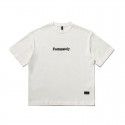 Summer Men's Short Sleeve Japanese Street Letter Print Wide T-Shirt 