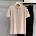 Striped Polo Custom Polo Beaded Cotton Short Sleeve Summer Men's Casual Versatile Slim Fit Paul Top 