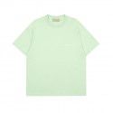 Summer New Fashion Brand Flocking Print Round Neck Youth Short Sleeve T-Shirt 