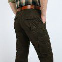 Autumn and Winter New Workwear Pants Men's Pants Military Plus Size Cotton Loose Multi Pocket Casual Pants 
