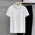 Striped Polo Custom Polo Beaded Cotton Short Sleeve Summer Men's Casual Versatile Slim Fit Paul Top 