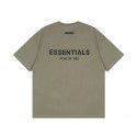 Summer Youth Fashion Brand Double Thread Short Sleeve ESSENTIALS Stereo Letter Couple Loose T-shirt 