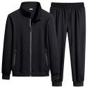 Men's casual sports suit cotton cardigan sweater pants two-piece fashionable and comfortable men's clothing 
