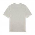 Summer new sports fitness t-shirt large drop shoulder t-shirt washed cotton blank round neck short sleeve men's loose 