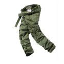 Men's overalls Casual cotton outdoor multi-pocket solid color pants Men 