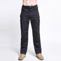 Summer Stock Plaid Multi Pocket Casual Work Wear Pants Men's Outdoor Charging Sports Tactical Pants 