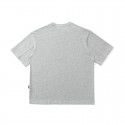 Summer New Men's Heavyweight Letter Print Round Neck T-shirt Fashion Casual Short Sleeve 