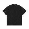 Short sleeved T-shirt for men's trendy high street loose fitting American heavy weight retro base couple outfit