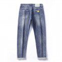 New Spring and Autumn Men's Jeans Fashion Fashion Brand Casual Stretch Small Straight Fit Fashion Jeans Men 