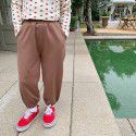 Children's Sports Pants Men's and Women's Cotton Casual Pants Spring New Children's Dress Feet Guard Pants Children's Dress Knitted Pants 