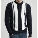 Spring New Men's 3D Printing Casual Vintage Long Sleeve Polo Men's Paul Shirt 