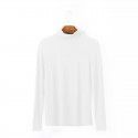 Women's autumn long sleeved T-shirt Women's solid color high neck modal base coat Women's autumn top