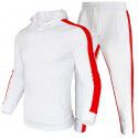 Striped sweater men's suit European and American casual sports fashion men's sweater suit 