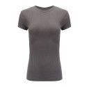 Wrapped Short Sleeve Large Breast Women's Spring/Summer New Sexy Slim Fit and Slim Bottom Shirt