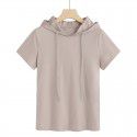 T-shirt Women's Fashion Korean Hooded Super Hot New Style 