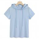 T-shirt Women's Fashion Korean Hooded Super Hot New Style 