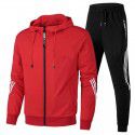 New Spring and Autumn Sweater Set Men's Pants Youth Leisure Running Sports Set Men's Two Piece Set 