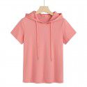 T-shirt Women's Fashion Korean Hooded Super Hot New Style 