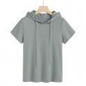 T-shirt Women's Fashion Korean Hooded Super Hot New Style 