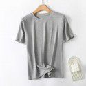 Spring New Ice Thread Cool Women's T-shirt Summer modal Garden Collar Short Sleeve Undercoat Women's Summer