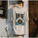 Classic Sunset Print Short Sleeve T-shirt Men Tee High Street Fashion Label T 