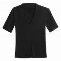 Summer Women's New Western Style Cotton V-neck Short Sleeve Short Sleeve Slim Fit Top T-shirt for Women