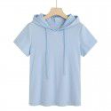 T-shirt Women's Fashion Korean Hooded Super Hot New Style 