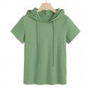 T-shirt Women's Fashion Korean Hooded Super Hot New Style 