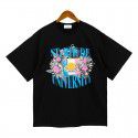Classic Sunset Print Short Sleeve T-shirt Men Tee High Street Fashion Label T 