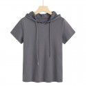 T-shirt Women's Fashion Korean Hooded Super Hot New Style 