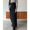 New Japanese Vintage Fashion High Waist Skirt Slim Long Skirt